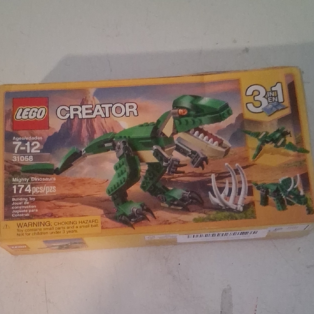 NIB! LEGO Creator 3-in-1 Mighty Dinosaurs Model Building Set 31058